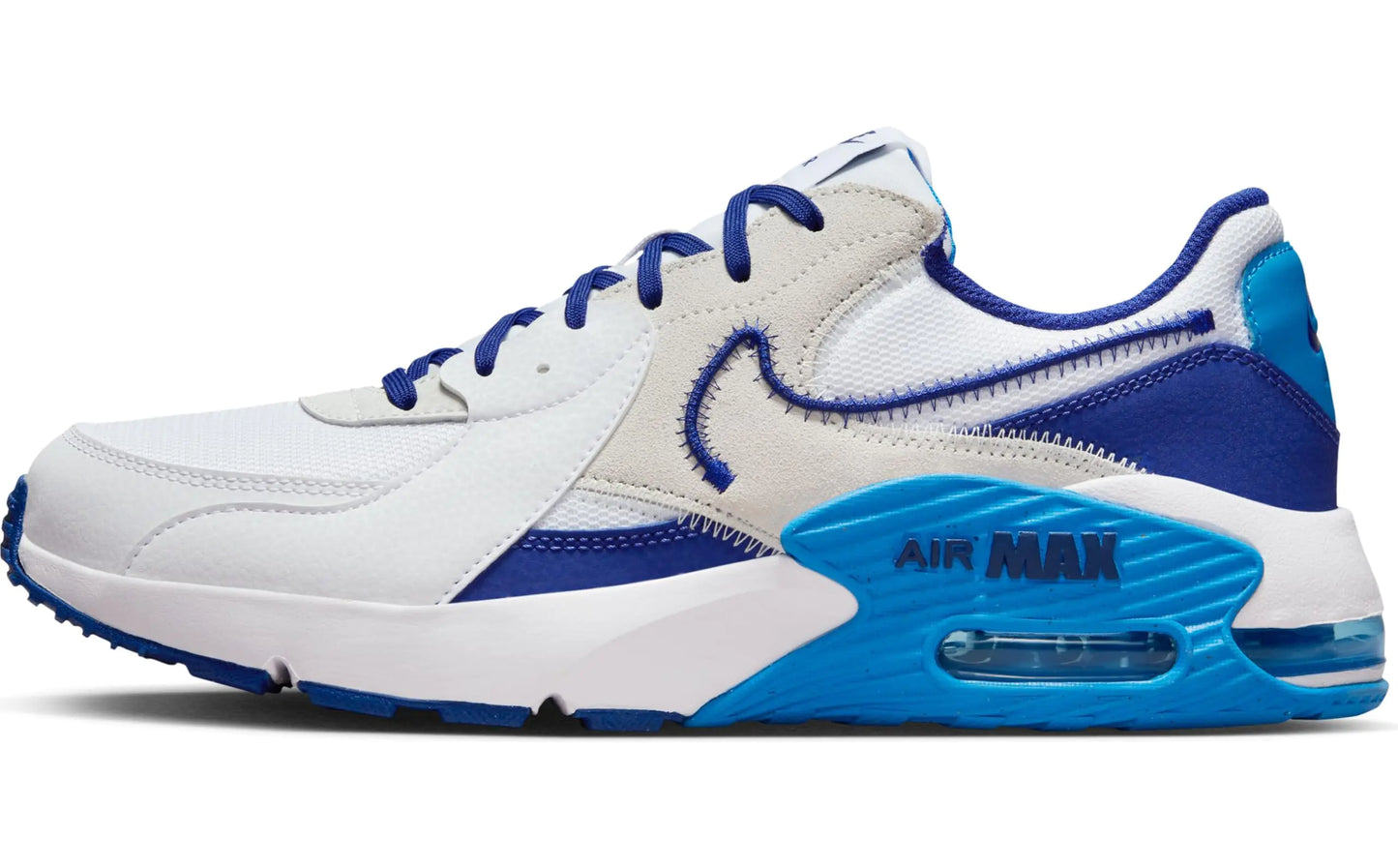 NIKE Mens Sneaker White Deep Royal Blue Photo Bl 9