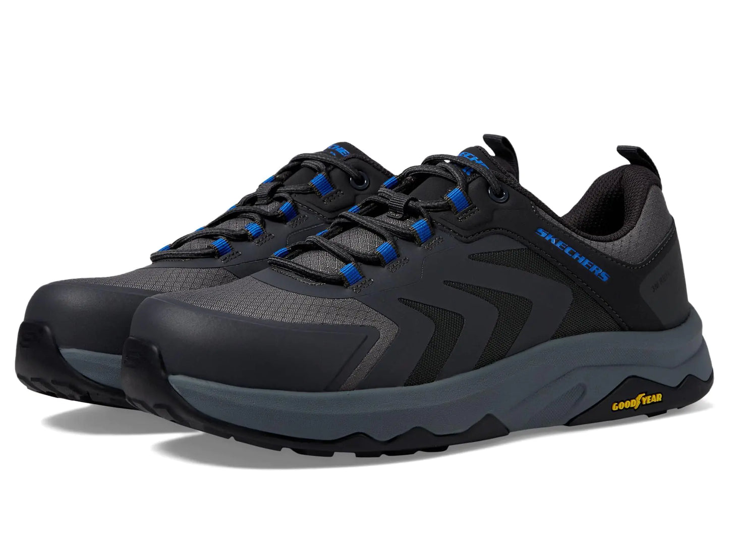 SKECHERS Mens Speed-Flex Trekker Comp Toe Industrial Shoe Charcoal 1 10 Wide