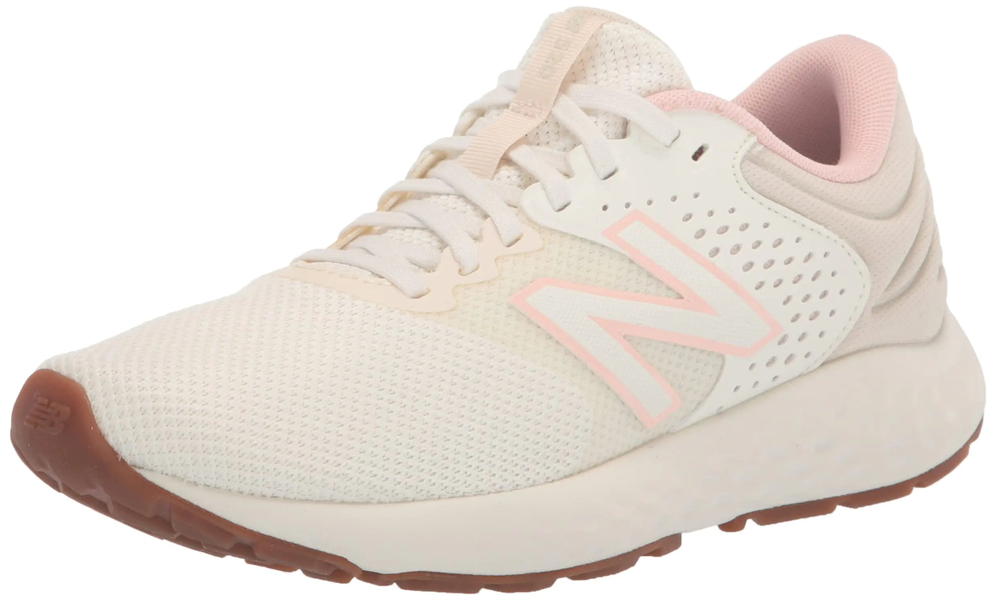 New Balance Womens 520 V7 Running Shoe Sea Salt/Pink Haze 9 Wide