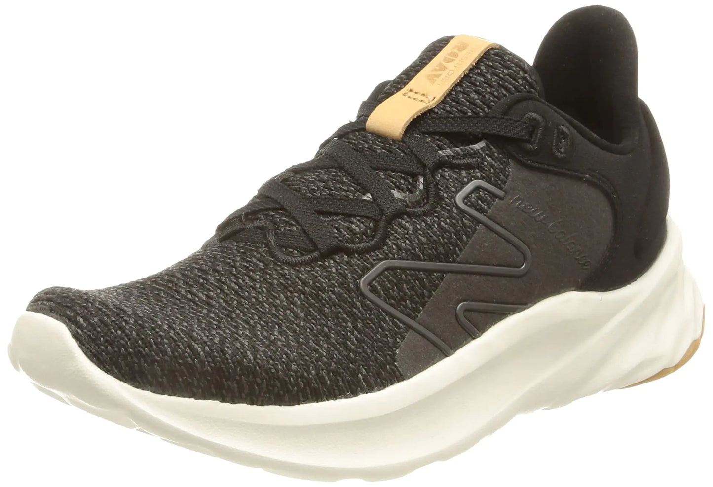 New Balance Womens Fresh Foam Roav V2 Sneaker Black/Sea Salt 9.5