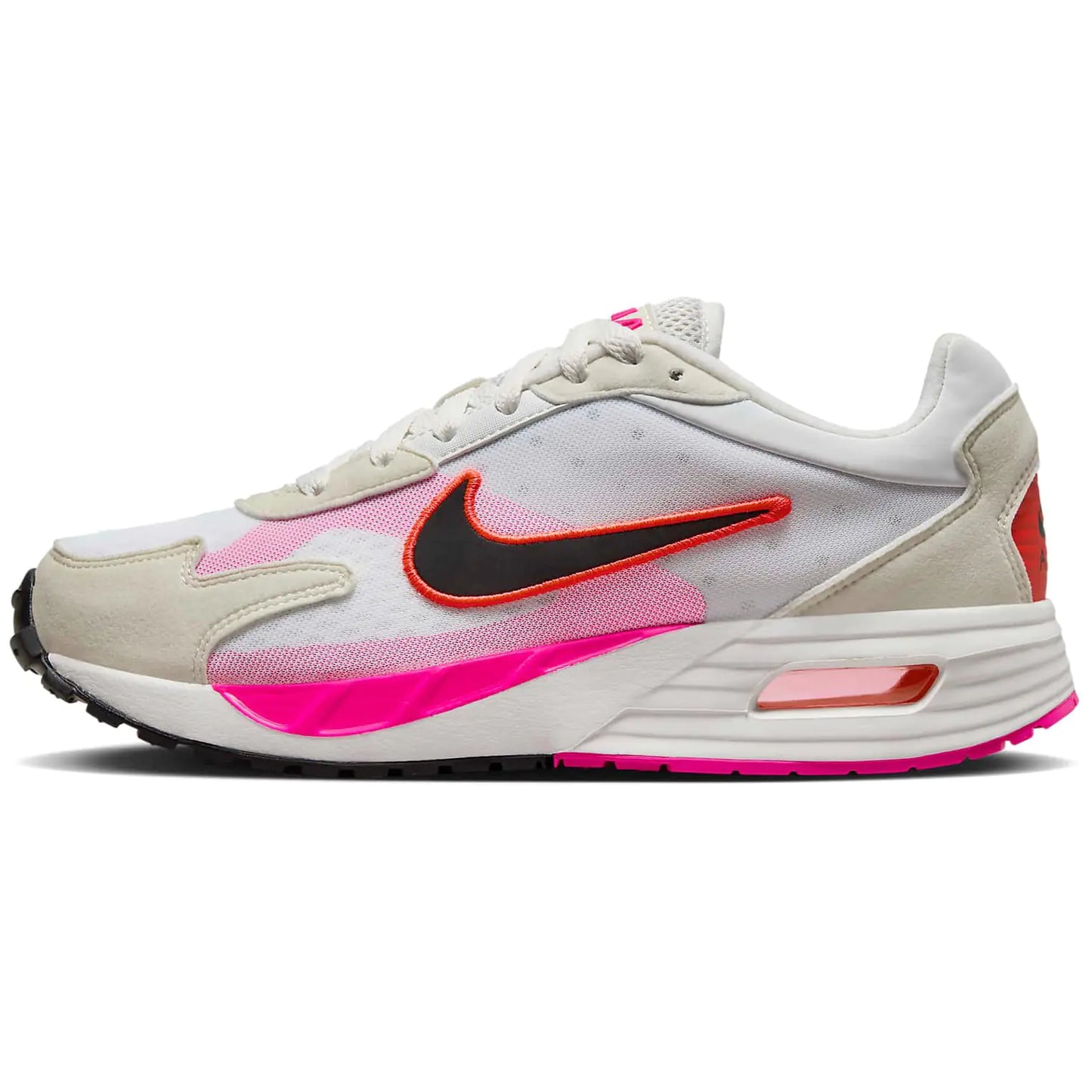 Nike Air Max Solo Womens Shoes (FN0784-102 Summit White/Bright Crimson/Fierce Pin) Size 7.5