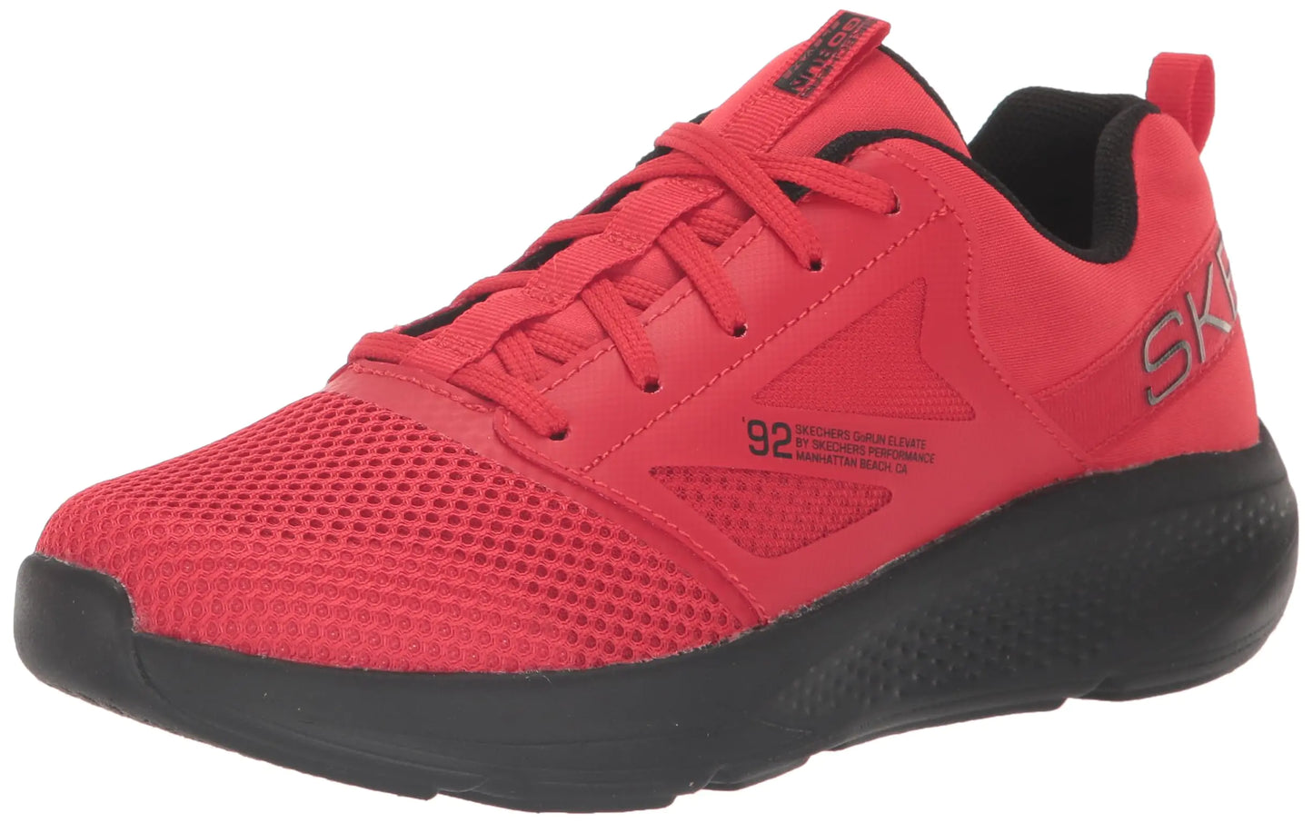 Skechers Kids Boys Go Run Elevate-Cipher Sneaker Red 4 Big Kid