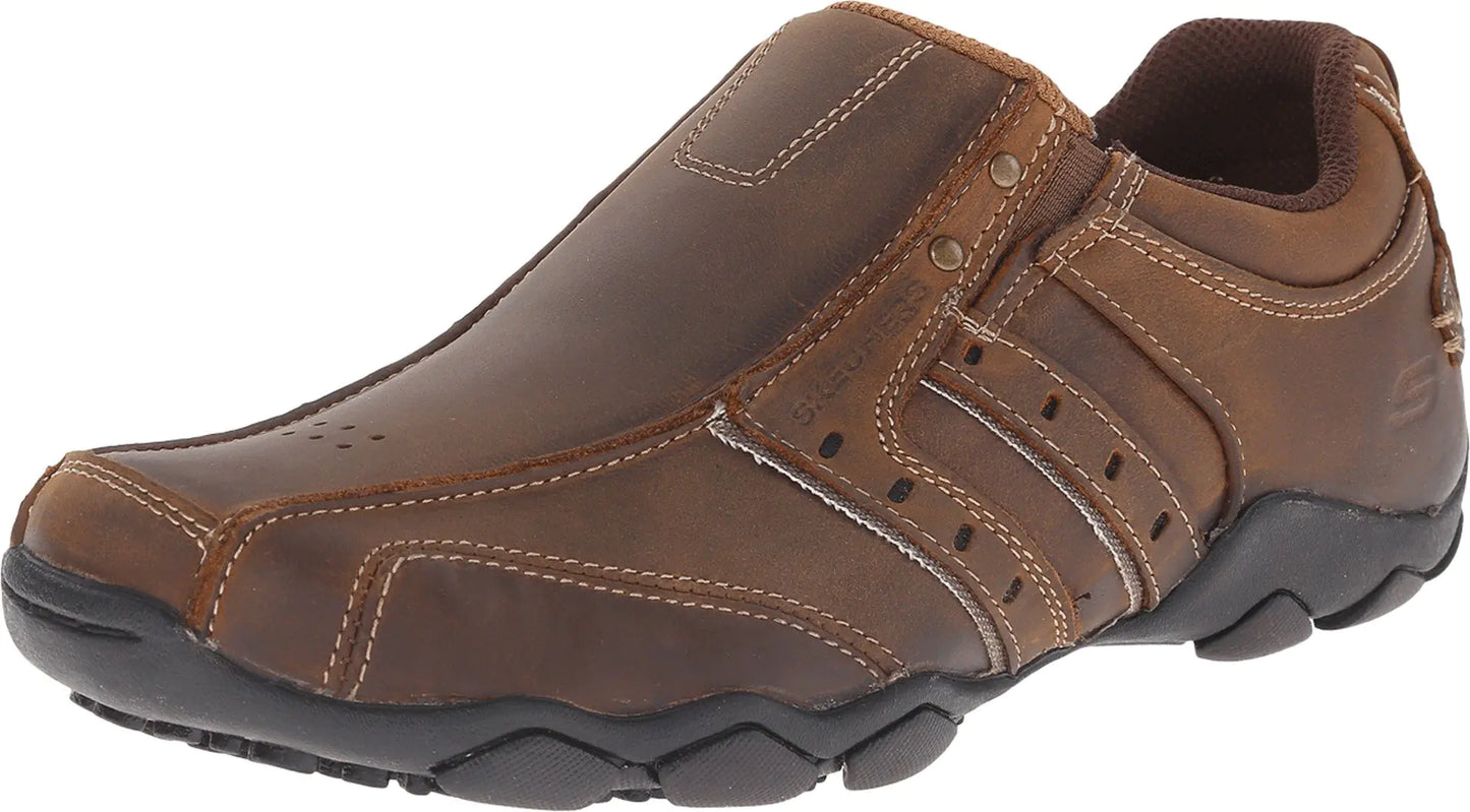 Skechers Mens Diameter shoe9 EE - WideDark Brown