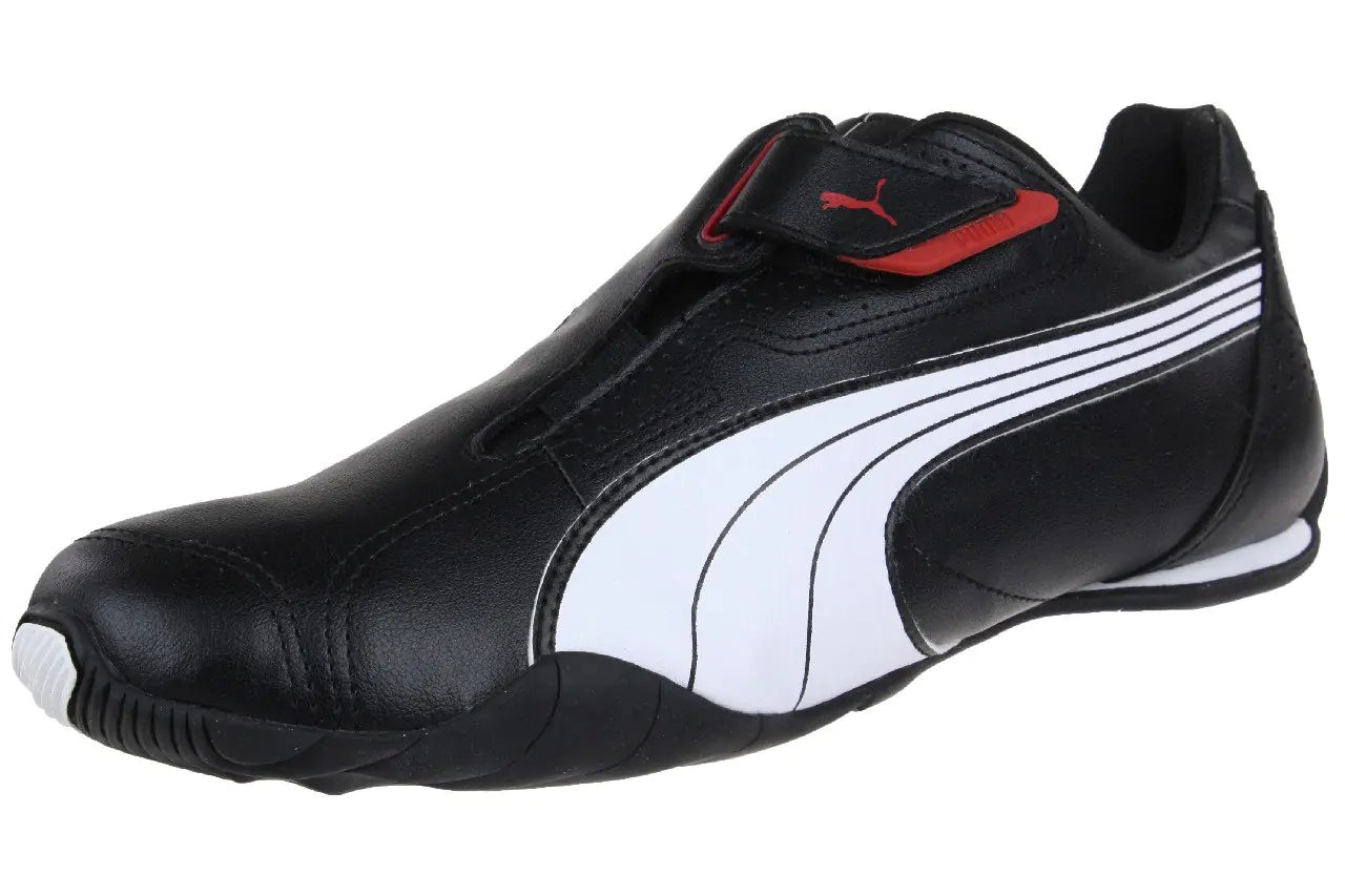 PUMA Mens Redon Move Sneaker Black/White/High Risk Red 10.5