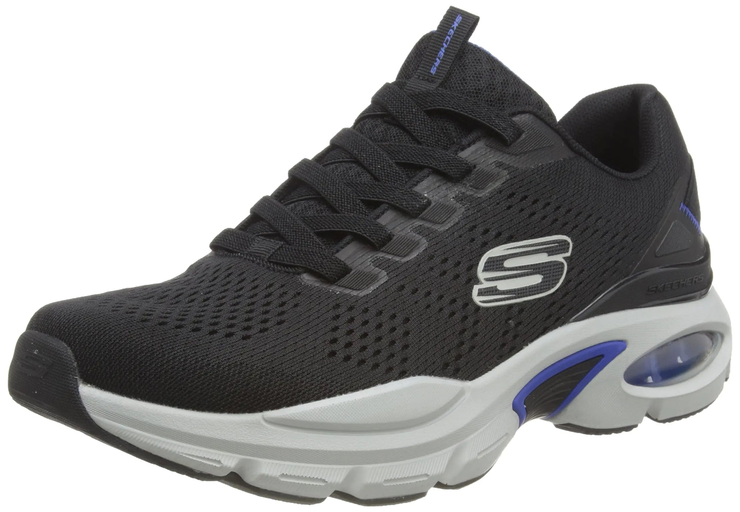 Skechers Mens Skech-Air Ventura Loafer Black/Blue 12