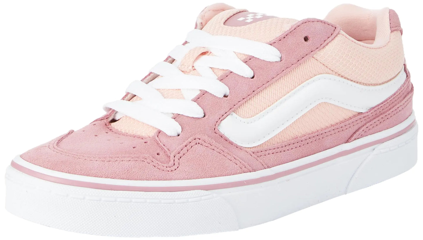 Vans Womens Caldrone Trainers Sneaker Suede Mesh Mauve 10